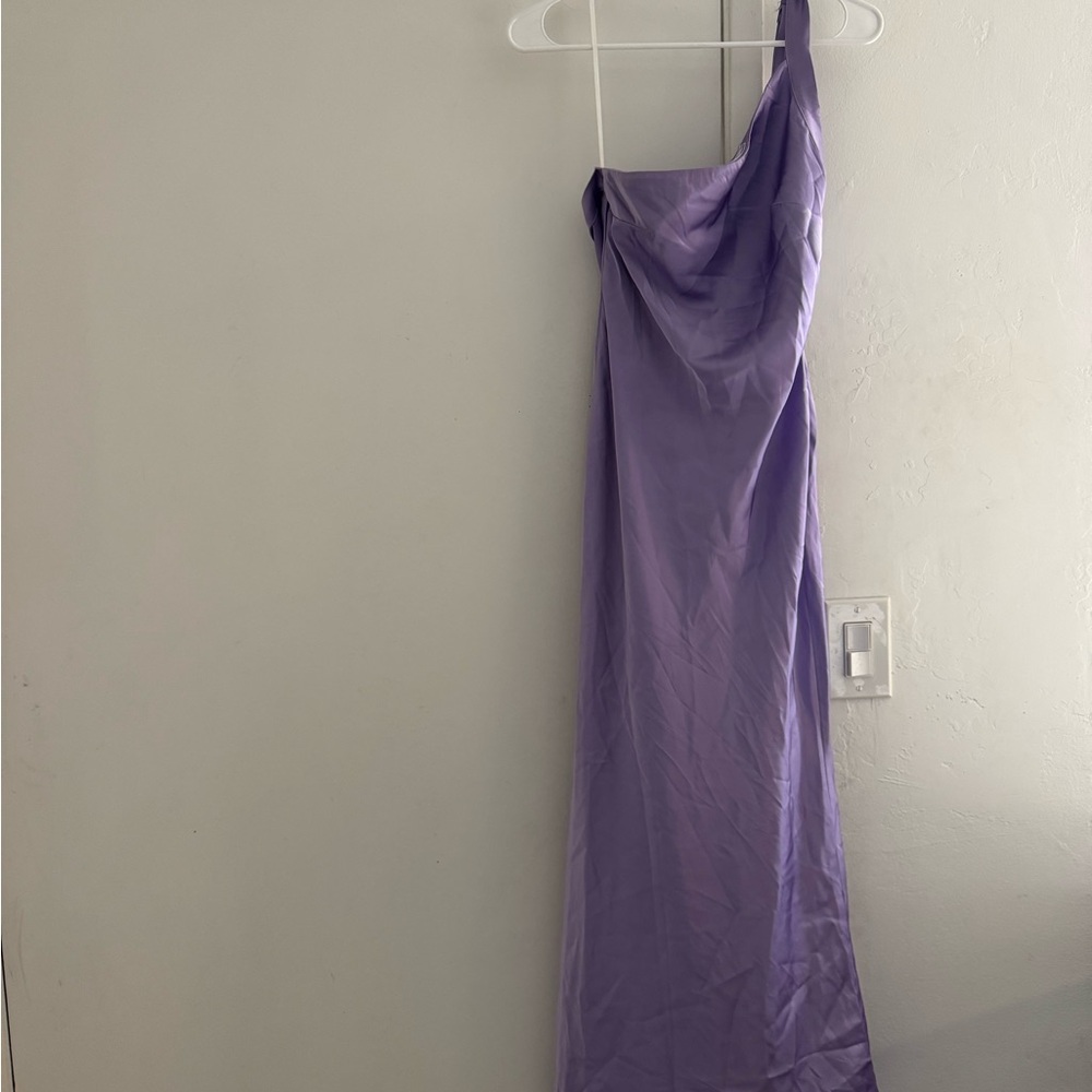 Hello Molly Lavender Backless Dress